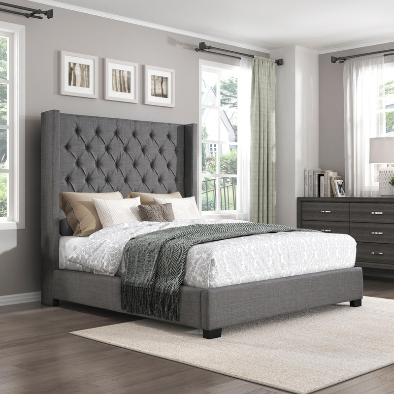 Homelegance Faustina Full Upholstered Panel Bed 1550CCF-1 IMAGE 4