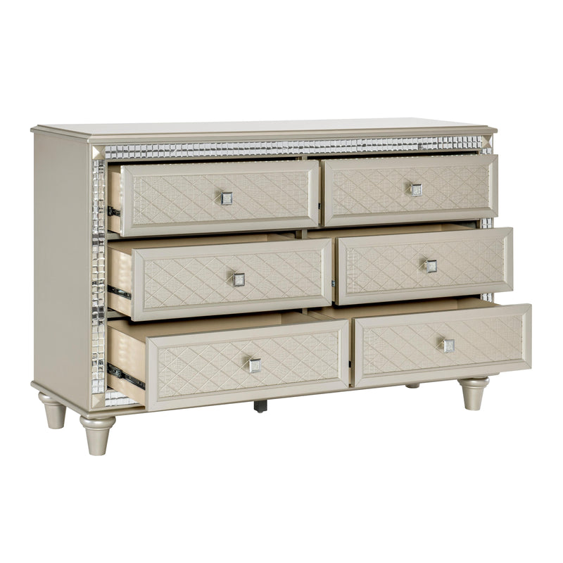 Homelegance Juliette 6-Drawer Dresser 5844-5 IMAGE 3