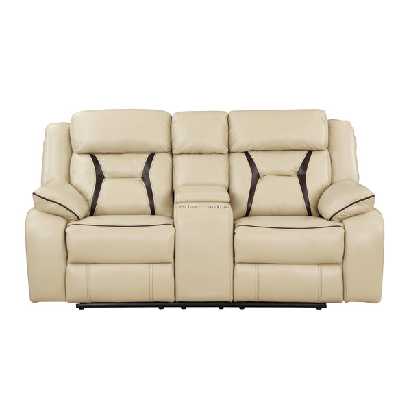 Homelegance Amite Power Reclining Loveseat 8229NBE-2PW IMAGE 1
