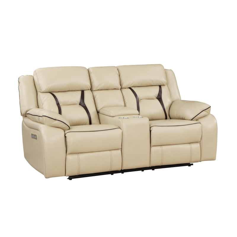 Homelegance Amite Power Reclining Loveseat 8229NBE-2PW IMAGE 2