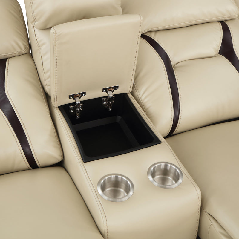 Homelegance Amite Power Reclining Loveseat 8229NBE-2PW IMAGE 5