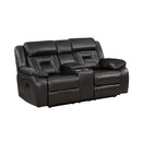 Homelegance Amite Reclining Loveseat 8229NDG-2 IMAGE 2
