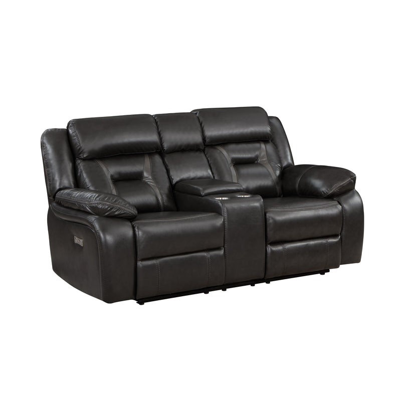Homelegance Amite Power Reclining Loveseat 8229NDG-2PW IMAGE 2