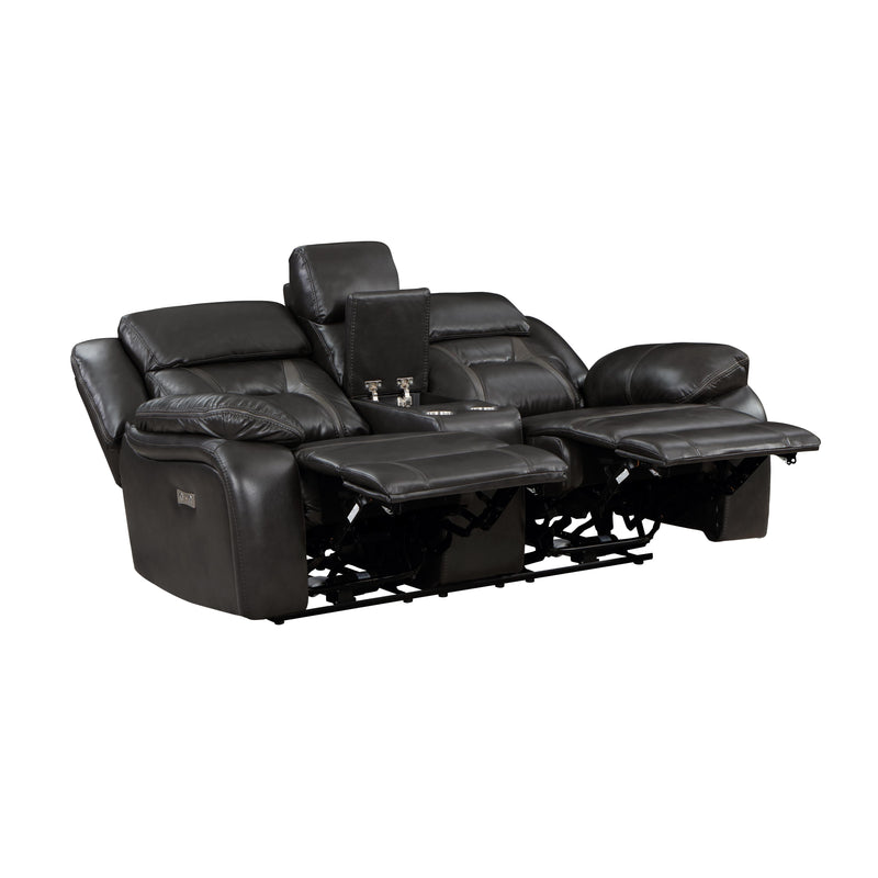 Homelegance Amite Power Reclining Loveseat 8229NDG-2PW IMAGE 4