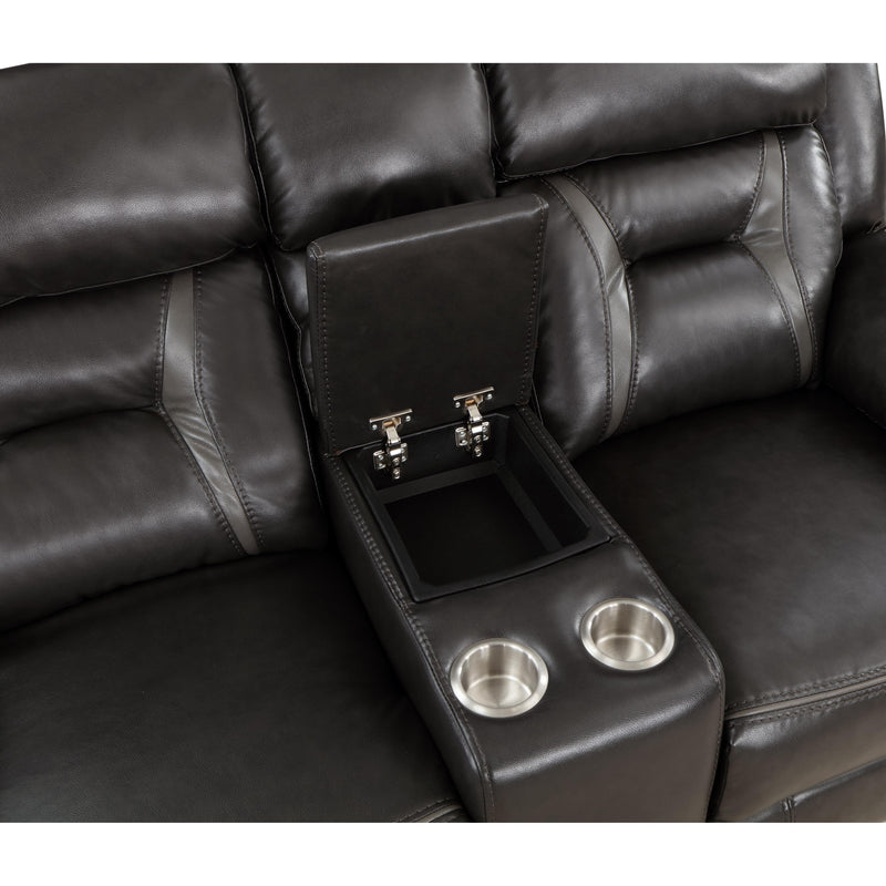 Homelegance Amite Power Reclining Loveseat 8229NDG-2PW IMAGE 5