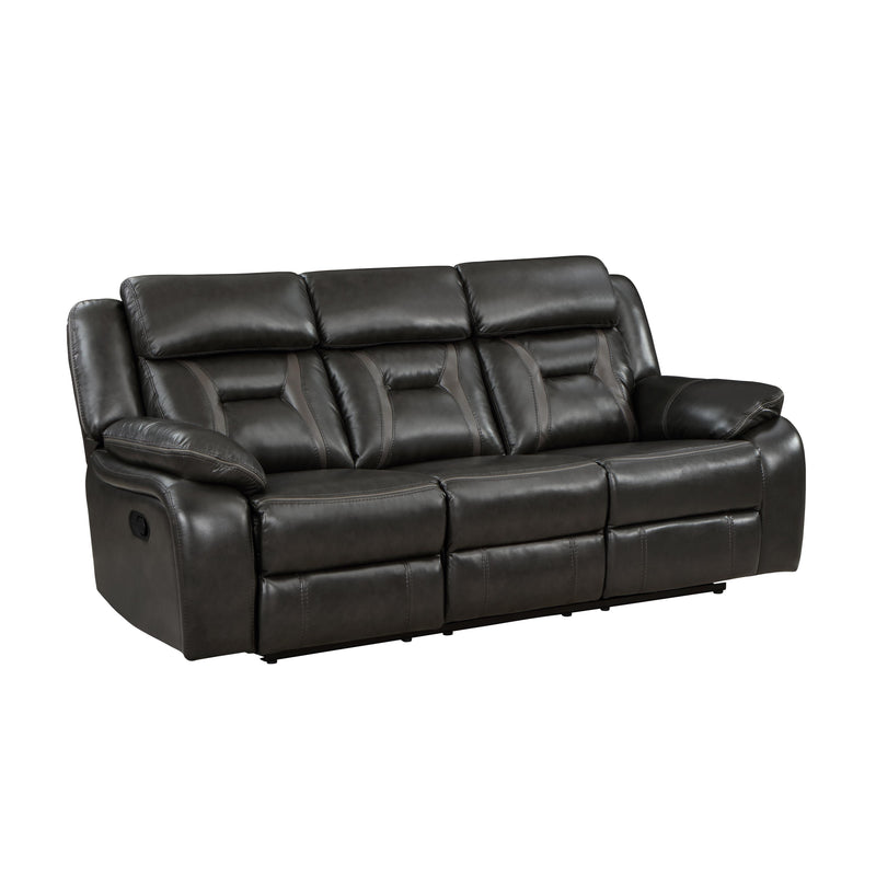 Homelegance Amite Reclining Sofa 8229NDG-3 IMAGE 2