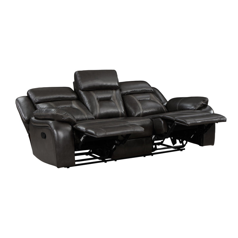 Homelegance Amite Reclining Sofa 8229NDG-3 IMAGE 4