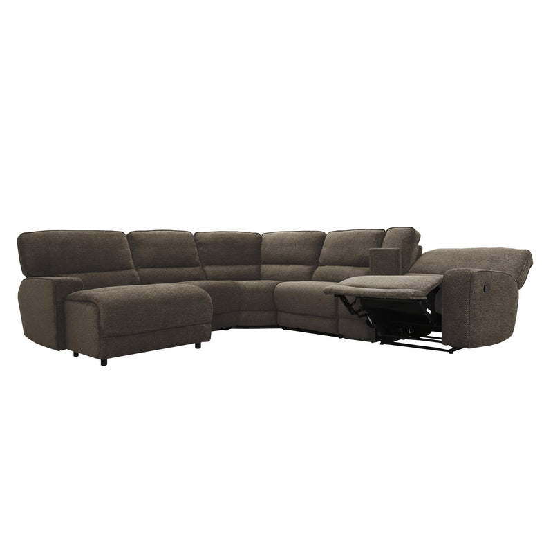 Homelegance Shreveport Reclining 6 pc Sectional 8238*6LCRR IMAGE 5
