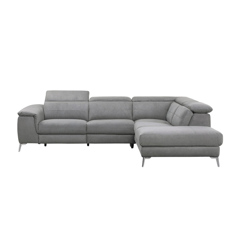 Homelegance Cinque Power Reclining Fabric 2 pc Sectional 8256FBR* IMAGE 2