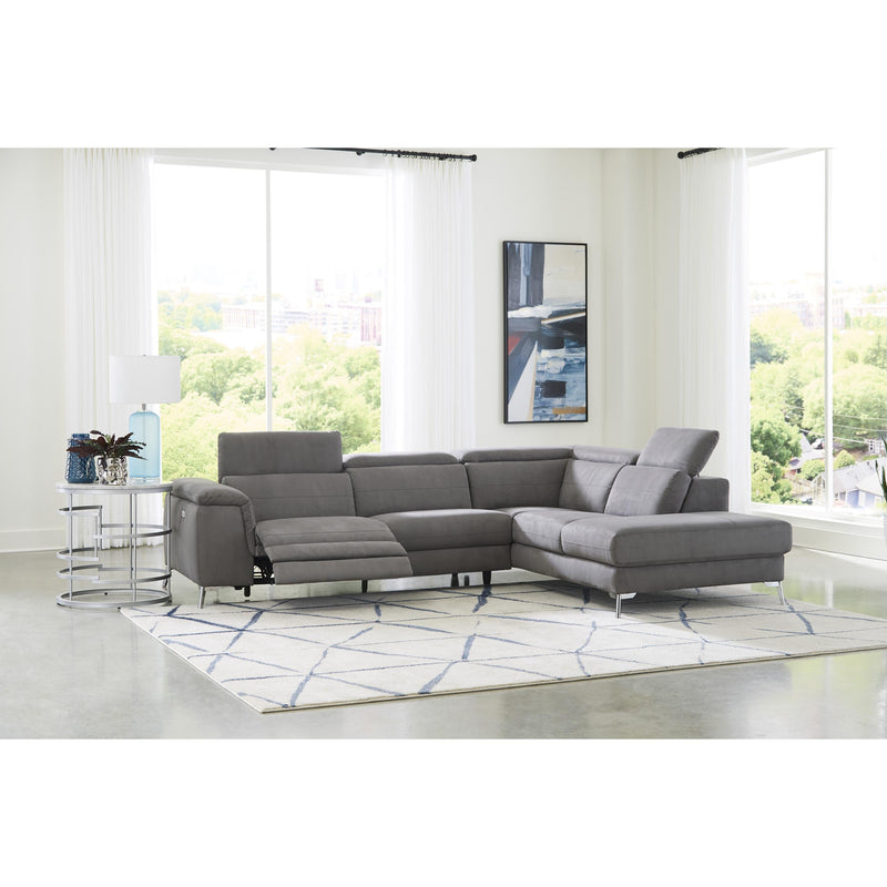 Homelegance Cinque Power Reclining Fabric 2 pc Sectional 8256FBR* IMAGE 5