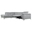 Homelegance Sectionals Power Reclining Leather 2 pc Sectional 8256GY*2LRPW IMAGE 7