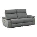Homelegance Maroni Power Reclining Fabric Loveseat 8259DG-2PWH* IMAGE 2