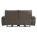 Homelegance Maroni Power Reclining Leather Match Loveseat 8259RFDB-2PWH* IMAGE 3
