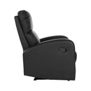 Homelegance Mendon Leather Look Recliner 8404BK-1 IMAGE 3