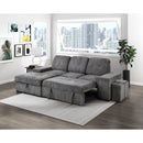 Homelegance Dadeville Fabric Sleeper Sectional 9205DG*2LC2R IMAGE 10