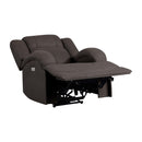 Homelegance Camryn Power Fabric Recliner 9207CHC-1PW IMAGE 5