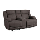 Homelegance Camryn Reclining Fabric Loveseat 9207CHC-2 IMAGE 2