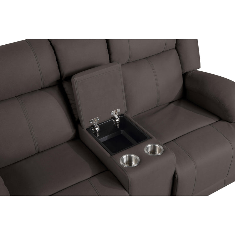 Homelegance Camryn Power Reclining Fabric Loveseat 9207CHC-2PW IMAGE 5