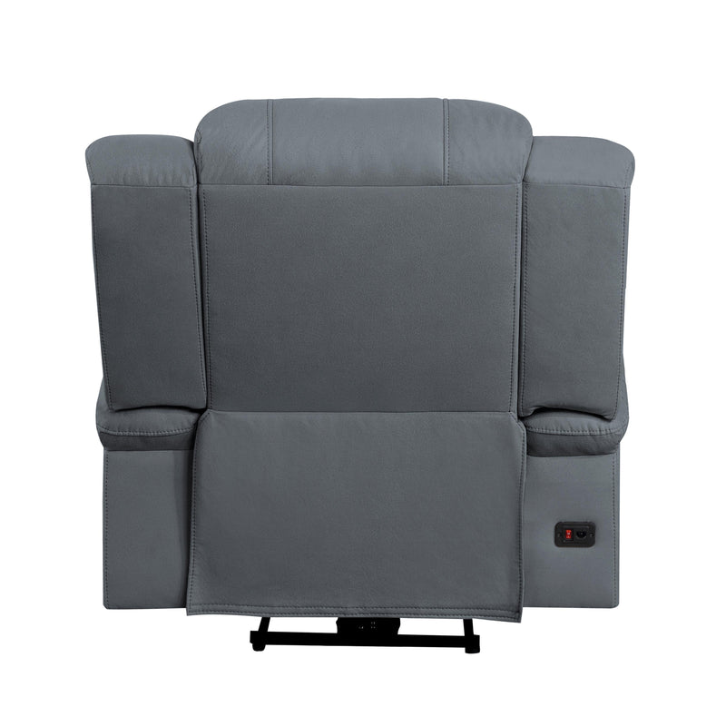 Homelegance Camryn Power Fabric Recliner 9207GPB-1PW IMAGE 4