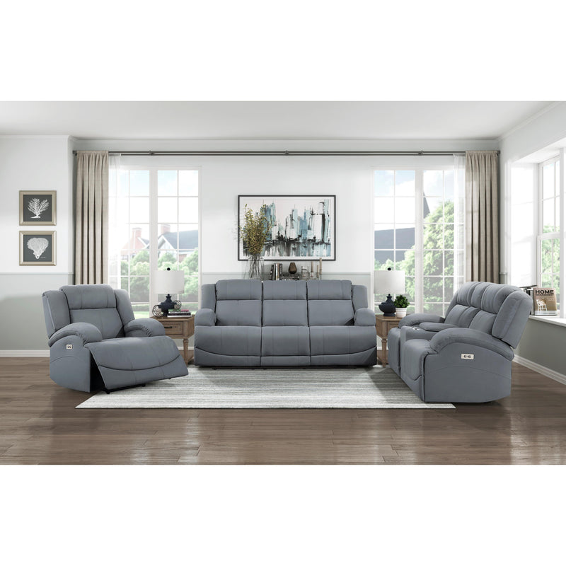 Homelegance Camryn Power Fabric Recliner 9207GPB-1PW IMAGE 6