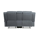 Homelegance Camryn Reclining Fabric Loveseat 9207GPB-2 IMAGE 3