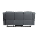 Homelegance Camryn Reclining Fabric Sofa 9207GPB-3 IMAGE 3