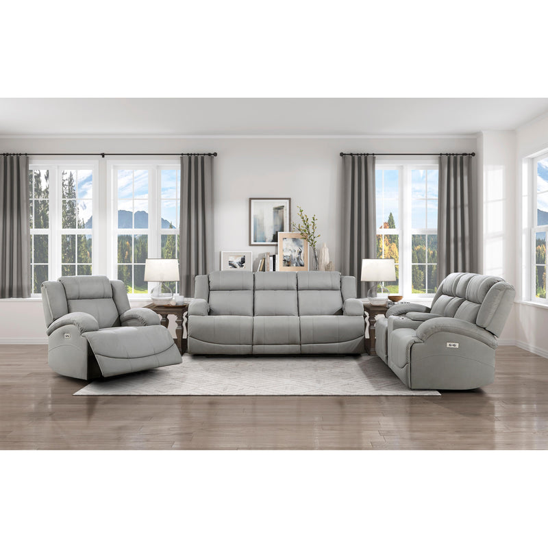 Homelegance Camryn Power Reclining Fabric Loveseat 9207GRY-2PW IMAGE 7