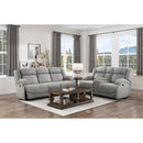Homelegance Camryn Reclining Fabric Sofa 9207GRY-3 IMAGE 5