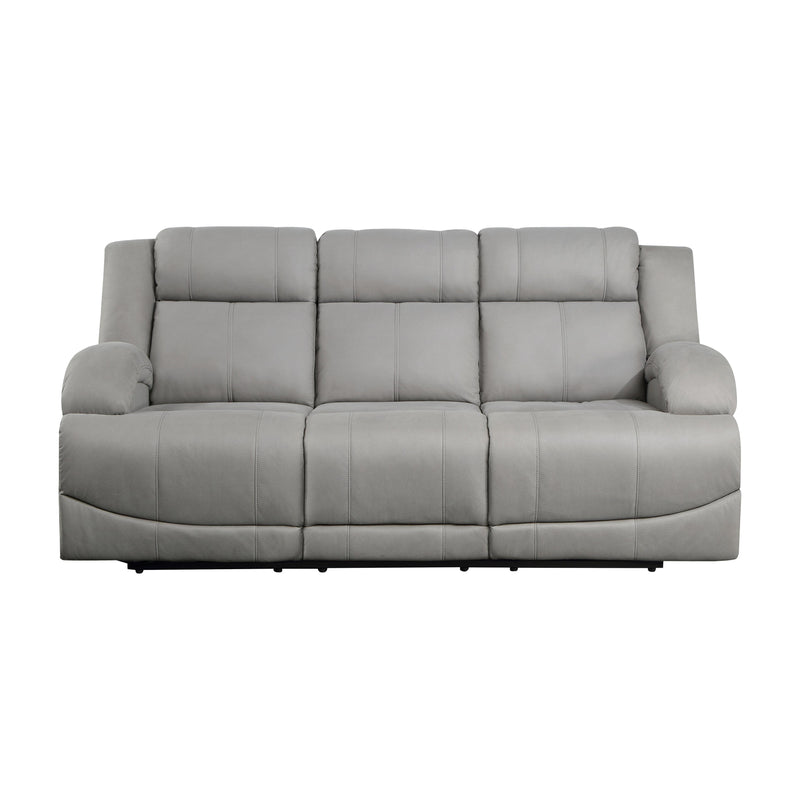 Homelegance Camryn Power Reclining Fabric Sofa 9207GRY-3PW IMAGE 1