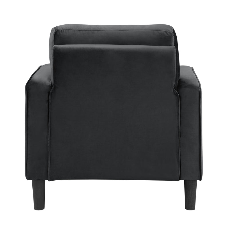 Homelegance Beven Stationary Fabric Chair 9208BK-1 IMAGE 4