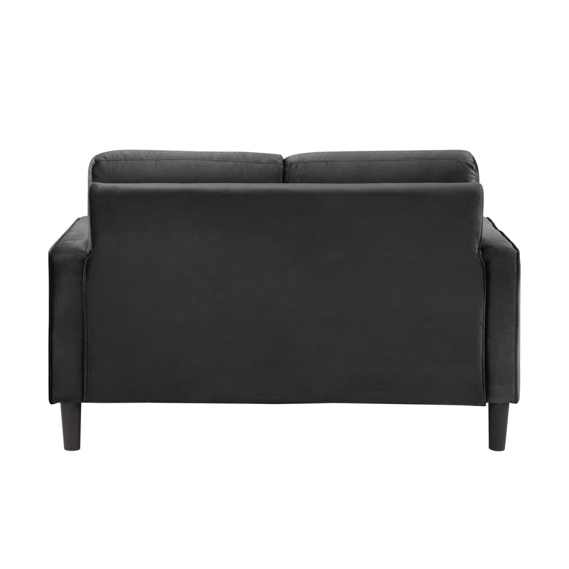 Homelegance Beven Stationary Fabric Loveseat 9208BK-2 IMAGE 4