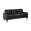 Homelegance Beven Stationary Fabric Sofa 9208BK-3 IMAGE 2