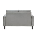 Homelegance Beven Stationary Fabric Loveseat 9208GY-2 IMAGE 4