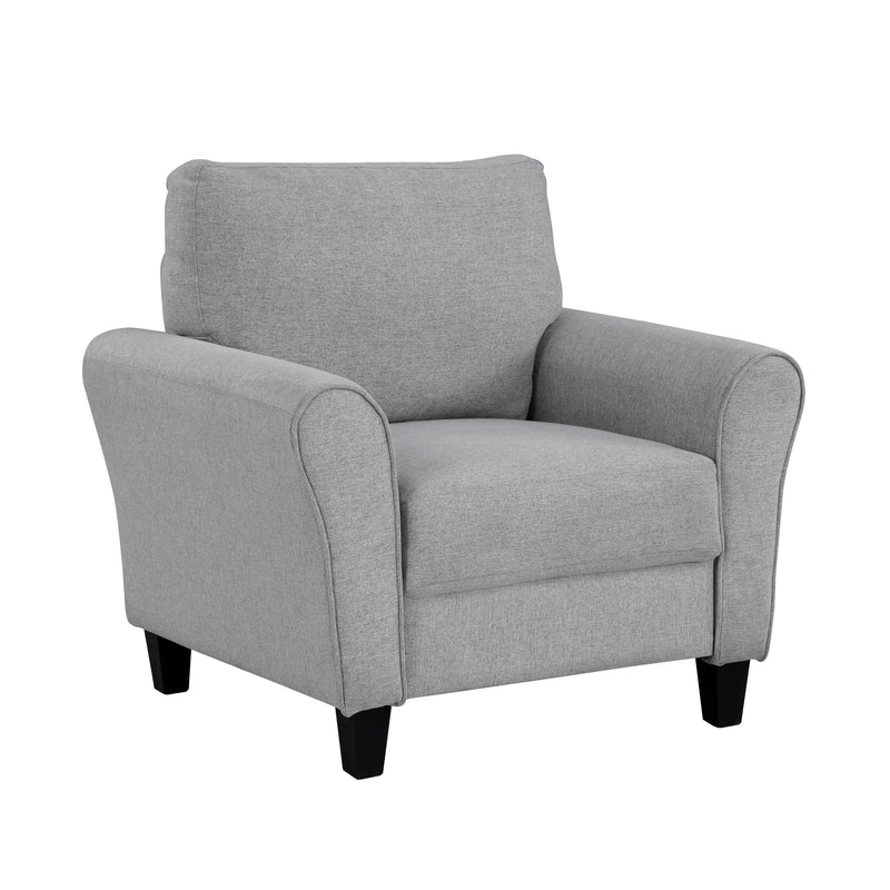 Homelegance Ellery Stationary Fabric Chair 9209DG-1 IMAGE 2