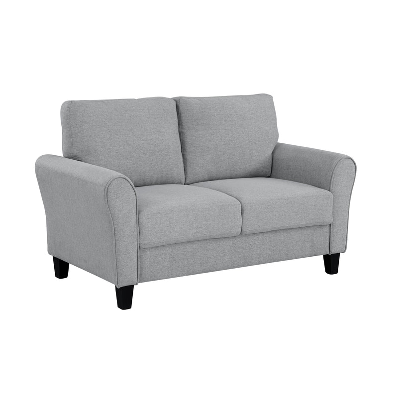 Homelegance Ellery Stationary Fabric Loveseat 9209DG-2 IMAGE 2