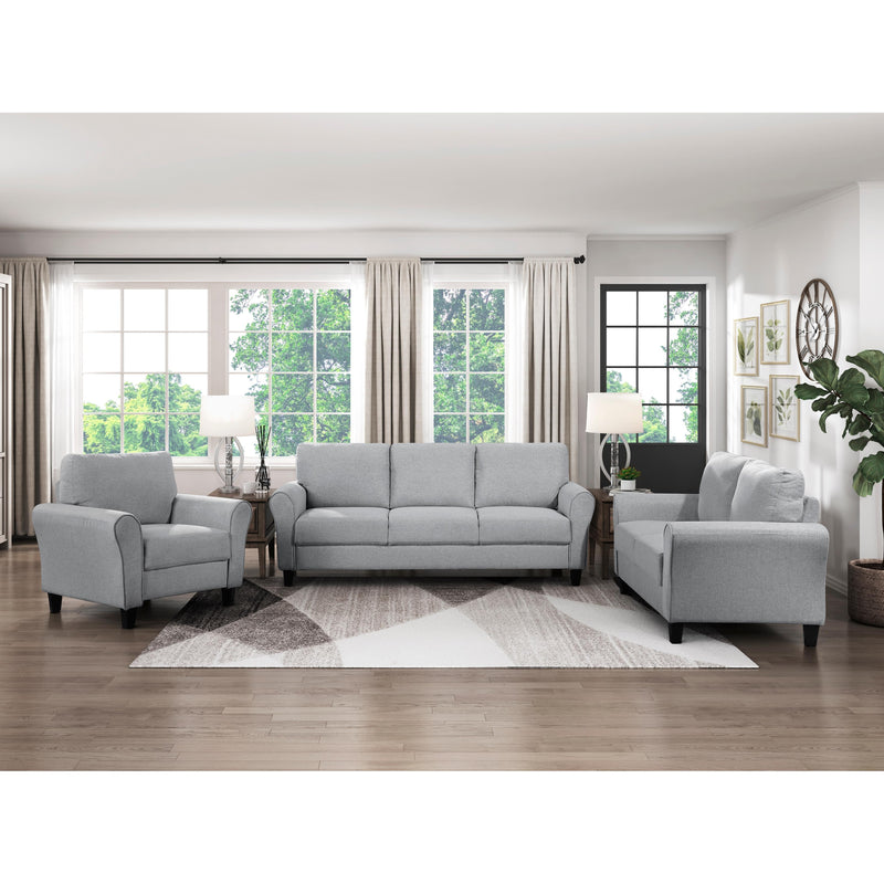 Homelegance Ellery Stationary Fabric Loveseat 9209DG-2 IMAGE 5