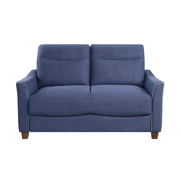Homelegance Harstad Stationary Fabric Loveseat 9236BU-2 IMAGE 1