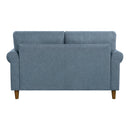 Homelegance Kinsale Stationary Fabric Loveseat 9240BUE-2 IMAGE 4