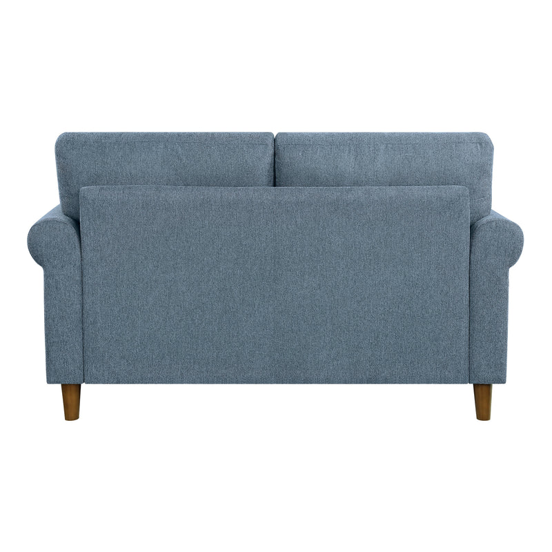 Homelegance Kinsale Stationary Fabric Loveseat 9240BUE-2 IMAGE 4