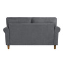 Homelegance Kinsale Stationary Fabric Loveseat 9240DGY-2 IMAGE 4