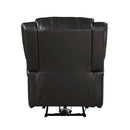 Homelegance Foxcroft Power Leather Look Recliner 9316PUBR-1PW IMAGE 4