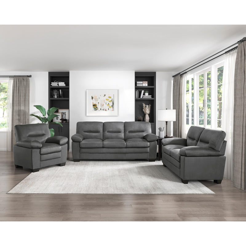Homelegance Keighly Stationary Fabric Loveseat 9328DG-2 IMAGE 5