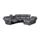Homelegance Gabriel Power Reclining Fabric 6 pc Sectional 9377GRY*6LRRCPW IMAGE 4