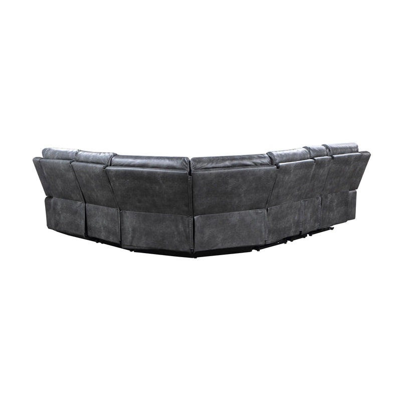 Homelegance Gabriel Power Reclining Fabric 6 pc Sectional 9377GRY*6LRRRPW IMAGE 4