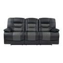 Homelegance Fabian Reclining Sofa 9388GRY-3 IMAGE 1