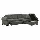 Homelegance Brooklyn Park Fabric Sleeper Sectional 9390DG*22LRC IMAGE 10