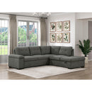 Homelegance Brooklyn Park Fabric Sleeper Sectional 9390DG*22LRC IMAGE 11