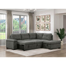 Homelegance Brooklyn Park Fabric Sleeper Sectional 9390DG*22LRC IMAGE 12