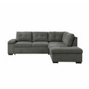 Homelegance Brooklyn Park Fabric Sleeper Sectional 9390DG*22LRC IMAGE 2