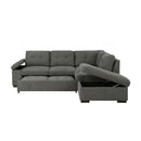 Homelegance Brooklyn Park Fabric Sleeper Sectional 9390DG*22LRC IMAGE 8